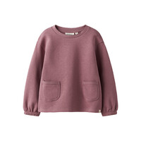 Lil' Atelier NMFKILANO RUT LS LOOSE SWEAT LIL Nostalgia Rose