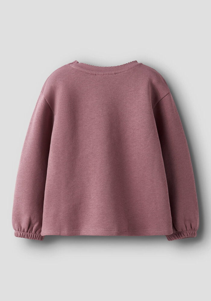 Lil' Atelier NMFKILANO RUT LS LOOSE SWEAT LIL Nostalgia Rose