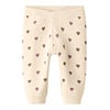 Lil' Atelier Lil' Atelier NBFSARAN KNIT PANT HEART LIL Turtledove SEPIA TINT