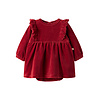 Lil' Atelier Lil' Atelier NBFSAGA SAG LS BODY DRESS LIL Red Dahlia