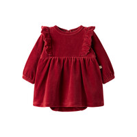 Lil' Atelier NBFSAGA SAG LS BODY DRESS LIL Red Dahlia