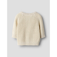 Lil' Atelier NBFEMLEN LEN LS KNIT CARD LIL Turtledove