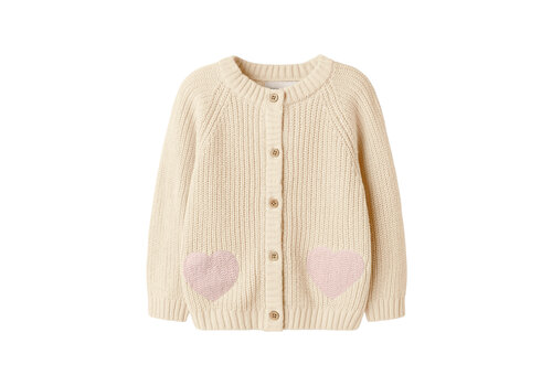 Lil' Atelier Lil' Atelier NMFEMLEN LEN LS KNIT CARD LIL Turtledove Lil' Atelier Lil' Atelier NMFEMLEN LEN LS KNIT CARD LIL Turtledove