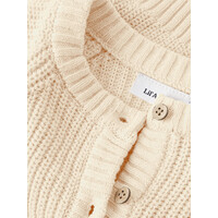 Lil' Atelier NMFEMLEN LEN LS KNIT CARD LIL Turtledove