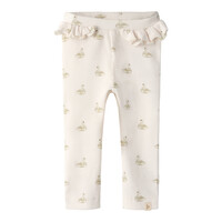Lil' Atelier NBFGAVO EFI SLIM LEGGING LIL NOOS Pastel Parchment SWAN