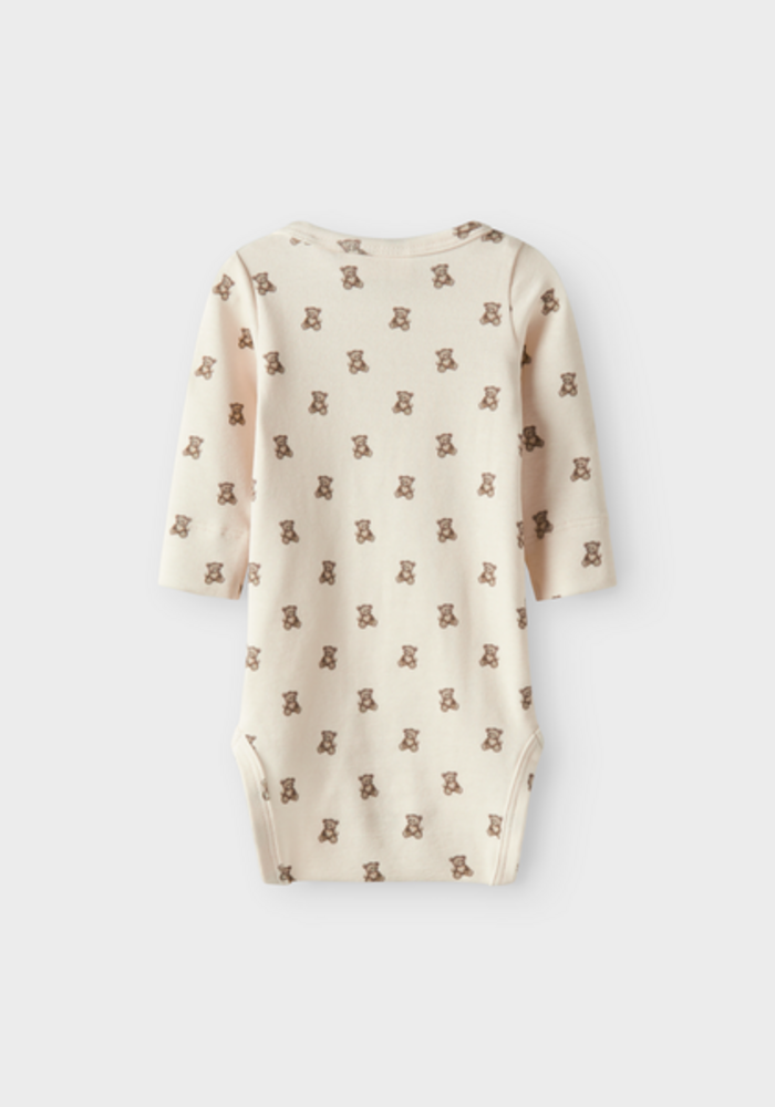 Lil' Atelier NBNGAYO ELO LS SLIM BODY LIL NOOS Turtledove TEDDYBEAR