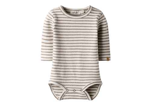 Lil' Atelier Lil' Atelier NBMTHORO KEO LS SLIM BODY LIL Turtledove SEPIA TINT