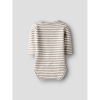 Lil' Atelier NBMTHORO KEO LS SLIM BODY LIL Turtledove SEPIA TINT