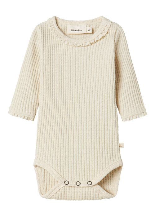 Lil' Atelier Lil' Atelier NBFOSANNE LS SLIM BODY LIL Turtledove