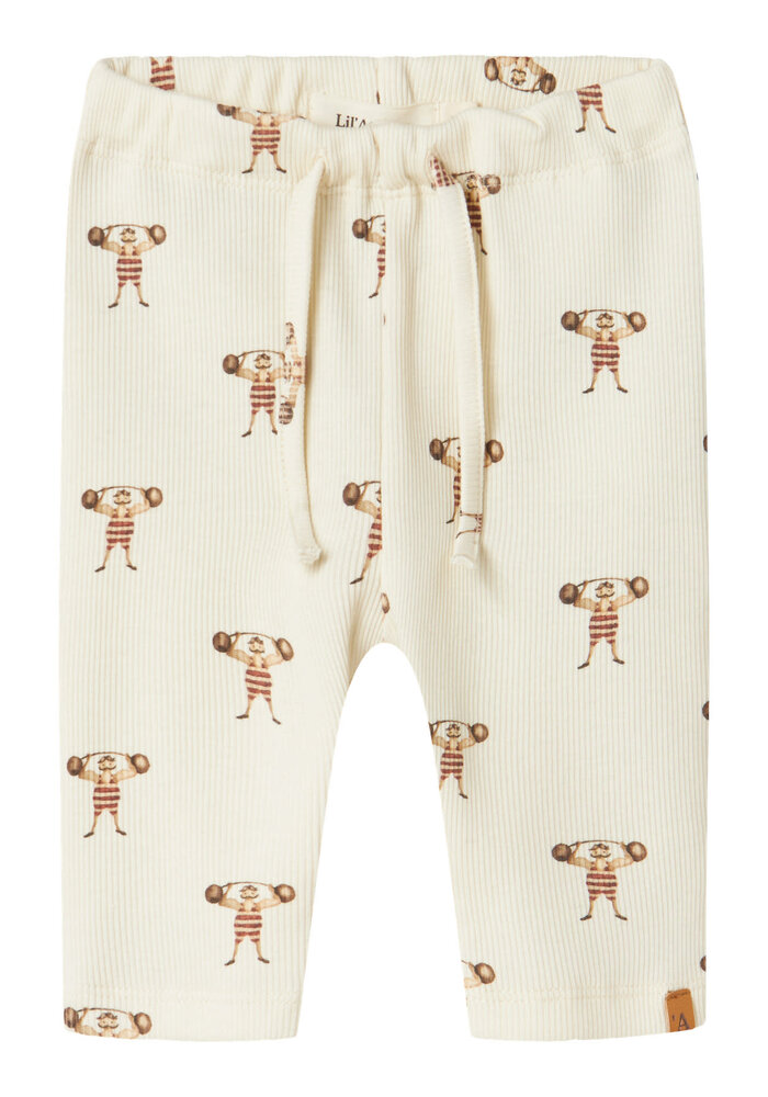 Lil' Atelier NBMLAVO EMI LOOSE PANT LIL Turtledove STRONG MAN