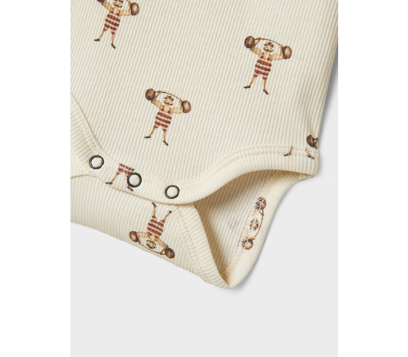 Lil' Atelier NBMLAVO ENK LS SLIM BODY LIL Turtledove STRONG MAN