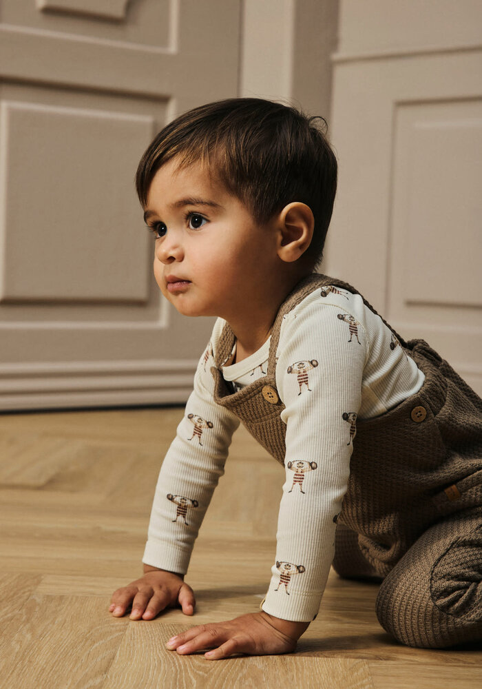 Lil' Atelier NBMLAVO ENK LS SLIM BODY LIL Turtledove STRONG MAN