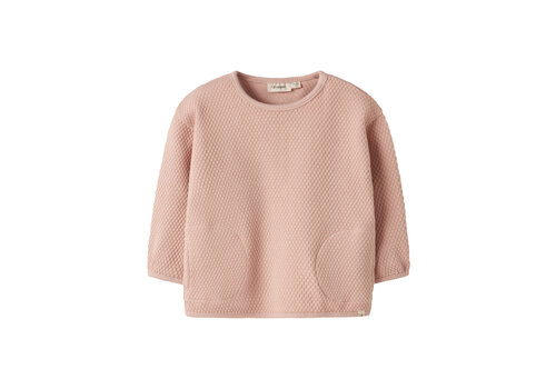 Lil' Atelier Lil' Atelier NBFNOELLA LS OVERSIZE SWEAT LIL Cameo Rose
