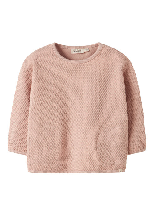 Lil' Atelier Lil' Atelier NBFNOELLA LS OVERSIZE SWEAT LIL Cameo Rose