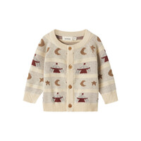 Lil' Atelier NBMLAMAI LS KNIT CARD LIL Turtledove