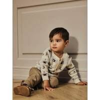 Lil' Atelier NBMLAMAI LS KNIT CARD LIL Turtledove