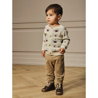 Lil' Atelier NBMLAMAI LS KNIT CARD LIL Turtledove