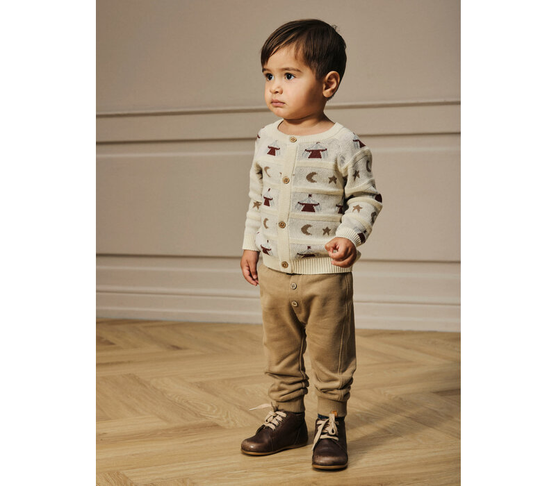 Lil' Atelier NBMLAMAI LS KNIT CARD LIL Turtledove
