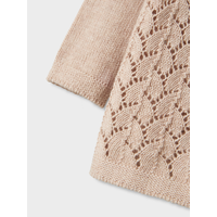 Lil' Atelier NBFOLGA LS KNIT LIL Pastel Parchment MELANGE