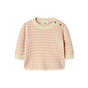 Lil' Atelier Lil' Atelier NBFNADIE LS LOOSE KNIT LIL Cameo Rose
