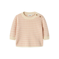 Lil' Atelier NBFNADIE LS LOOSE KNIT LIL Cameo Rose