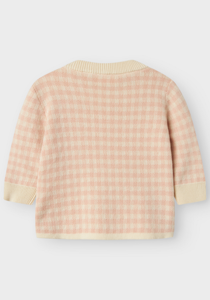 Lil' Atelier NBFNADIE LS LOOSE KNIT LIL Cameo Rose