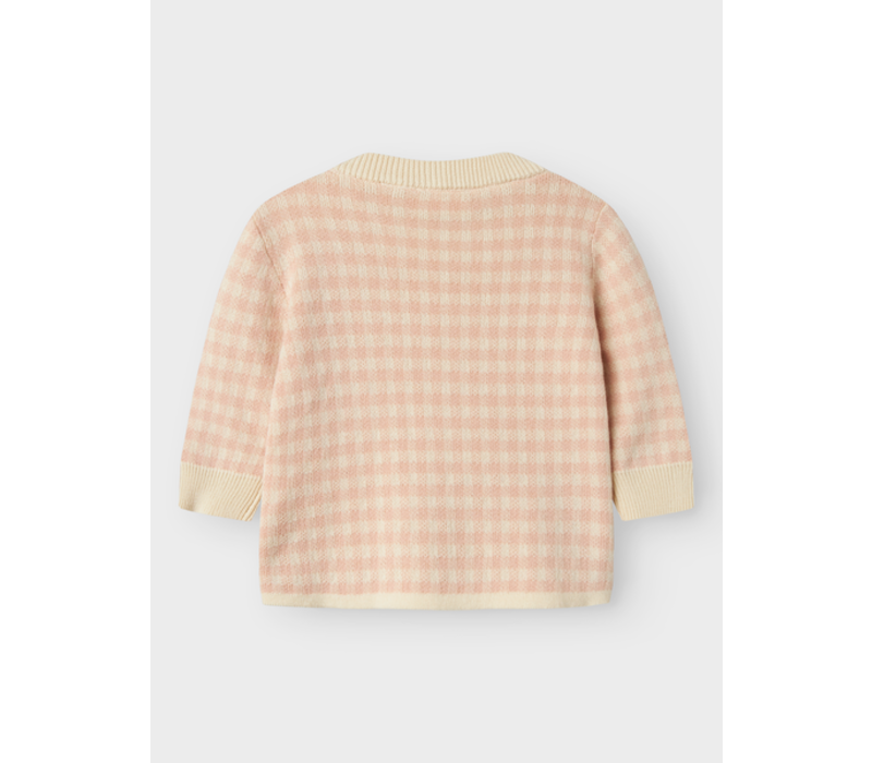 Lil' Atelier NBFNADIE LS LOOSE KNIT LIL Cameo Rose