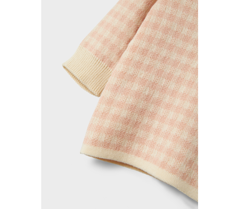 Lil' Atelier NBFNADIE LS LOOSE KNIT LIL Cameo Rose