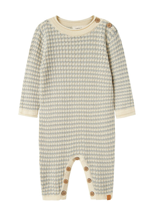 Lil' Atelier Lil' Atelier NBMNELSON LS KNIT SUIT LIL Pigeon