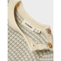 Lil' Atelier NBMNELSON LS KNIT SUIT LIL Pigeon