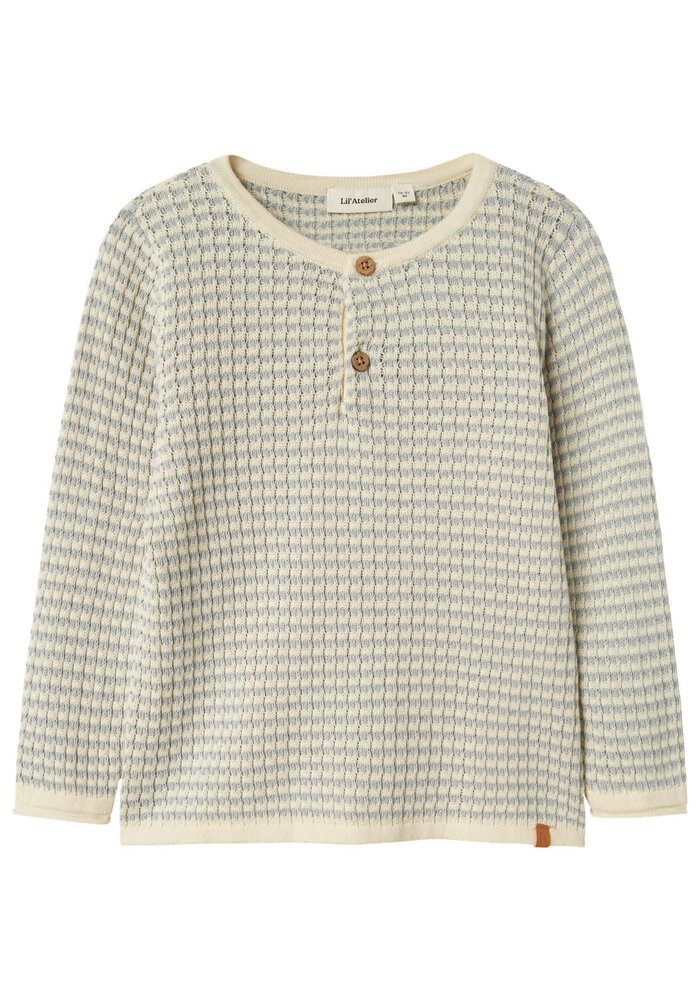 Lil' Atelier NMMNELSON LS KNIT LIL Pigeon
