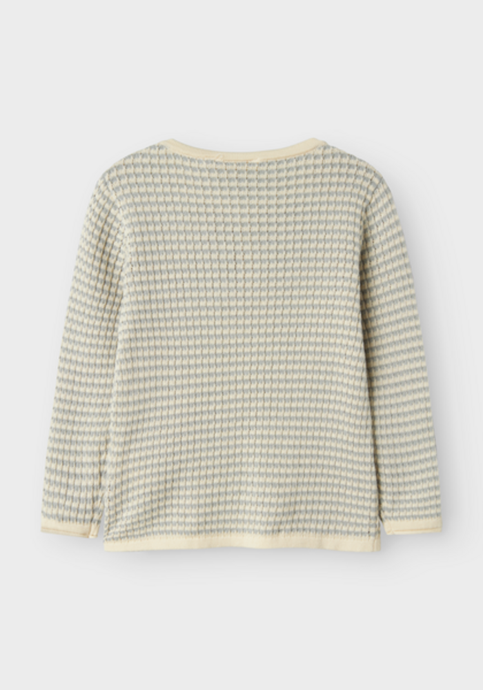 Lil' Atelier NMMNELSON LS KNIT LIL Pigeon