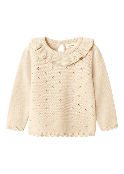 Lil' Atelier Lil' Atelier NMFLAGUNA LS KNIT LIL NOOS Turtledove