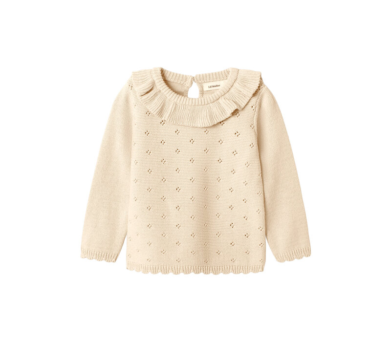 Lil' Atelier NMFLAGUNA LS KNIT LIL NOOS Turtledove