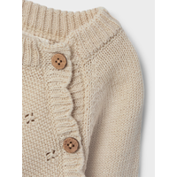 Lil' Atelier NBFLAGUNA LS WRAP KNIT LIL NOOS Turtledove
