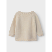 Lil' Atelier NBFLAGUNA LS WRAP KNIT LIL NOOS Turtledove