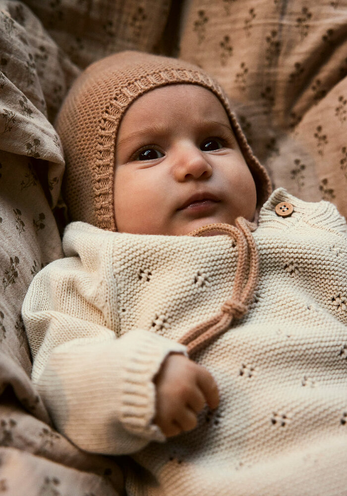 Lil' Atelier NBFLAGUNA LS WRAP KNIT LIL NOOS Turtledove