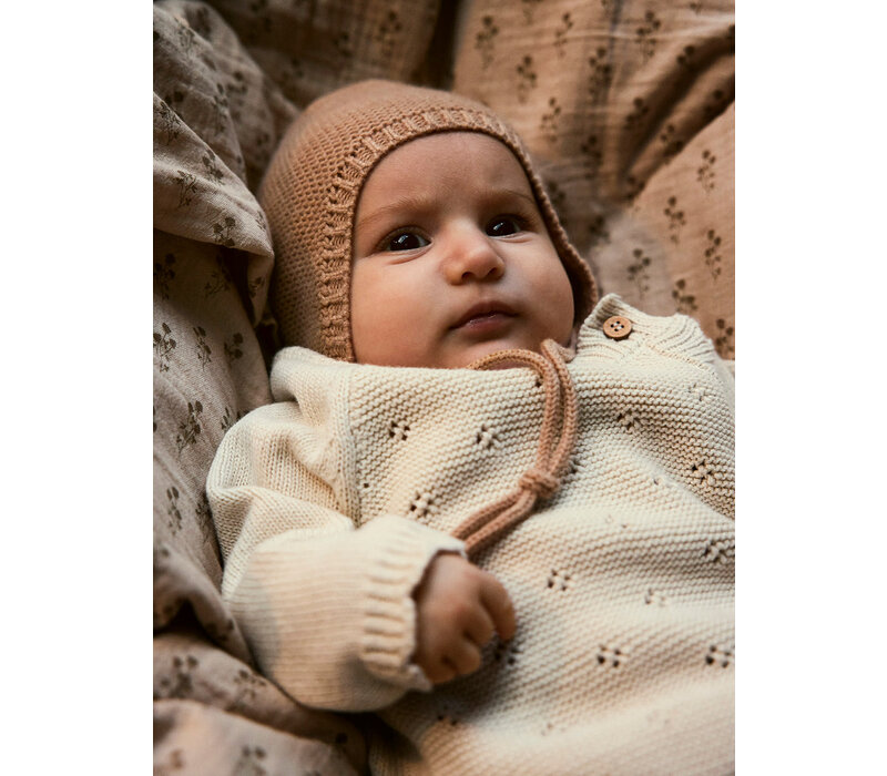 Lil' Atelier NBFLAGUNA LS WRAP KNIT LIL NOOS Turtledove