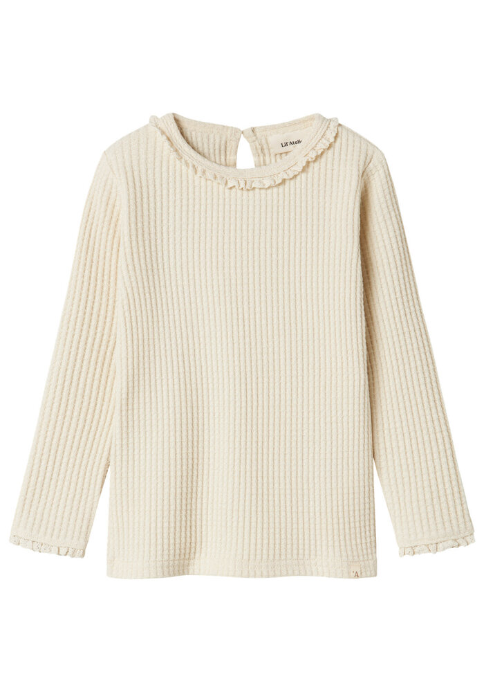 Lil' Atelier NMFOSANNE LS SLIM TOP LIL Turtledove