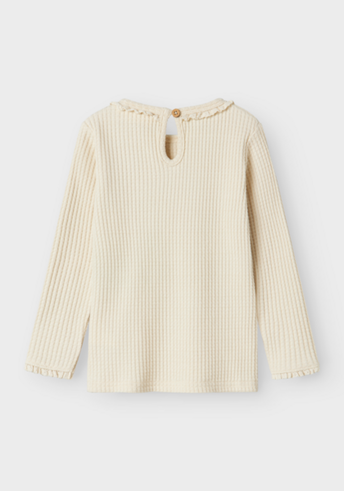 Lil' Atelier NMFOSANNE LS SLIM TOP LIL Turtledove