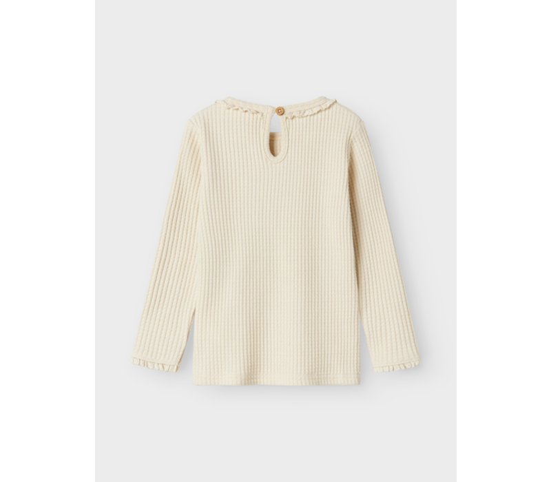Lil' Atelier NMFOSANNE LS SLIM TOP LIL Turtledove