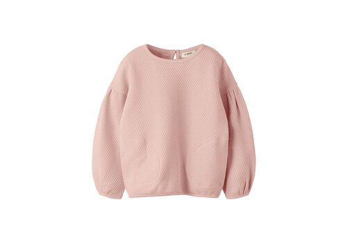 Lil' Atelier Lil' Atelier NMFNOELLA LS OVERSIZE SWEAT LIL Cameo Rose