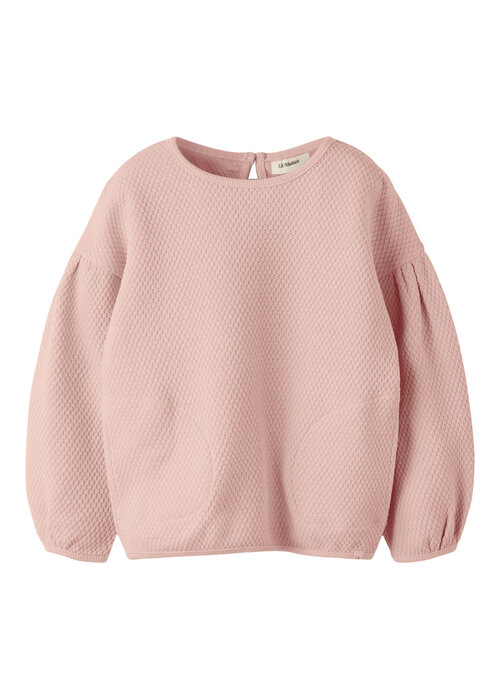 Lil' Atelier Lil' Atelier NMFNOELLA LS OVERSIZE SWEAT LIL Cameo Rose