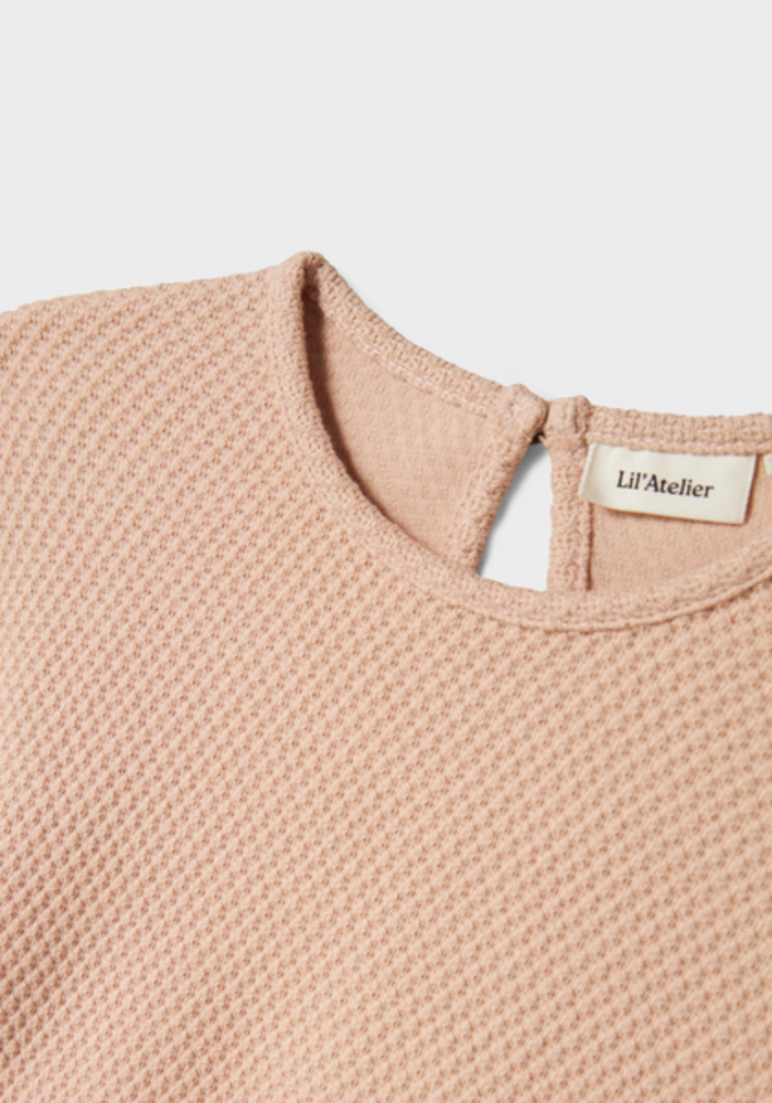 Lil' Atelier NMFNOELLA LS OVERSIZE SWEAT LIL Cameo Rose