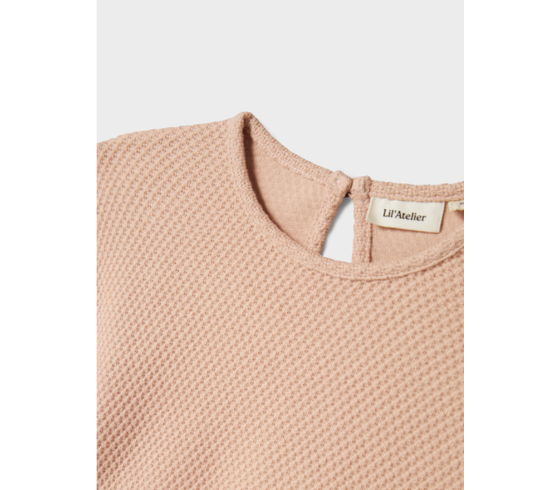 Lil' Atelier NMFNOELLA LS OVERSIZE SWEAT LIL Cameo Rose