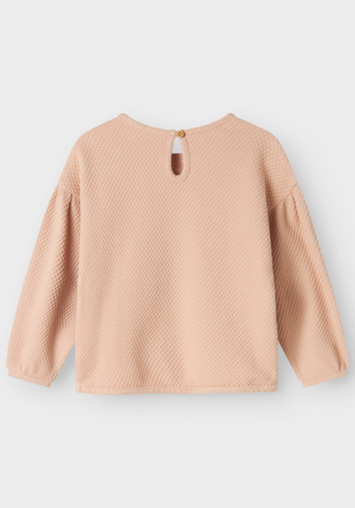 Lil' Atelier NMFNOELLA LS OVERSIZE SWEAT LIL Cameo Rose