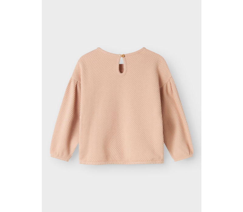 Lil' Atelier NMFNOELLA LS OVERSIZE SWEAT LIL Cameo Rose