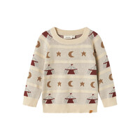 Lil' Atelier NMMLAMAI LS KNIT LIL Turtledove