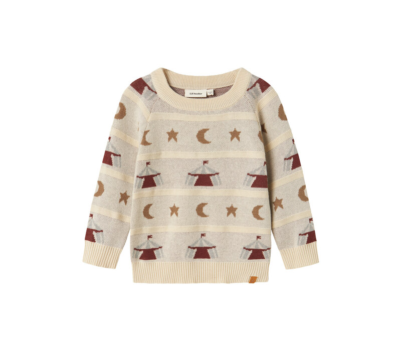 Lil' Atelier NMMLAMAI LS KNIT LIL Turtledove
