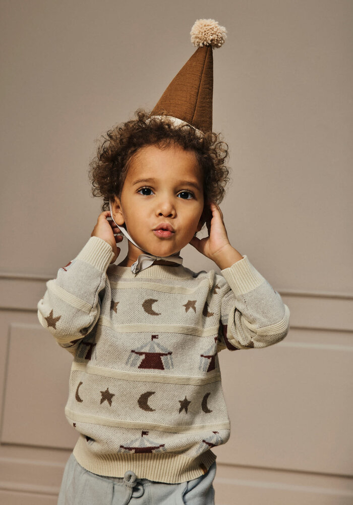 Lil' Atelier NMMLAMAI LS KNIT LIL Turtledove